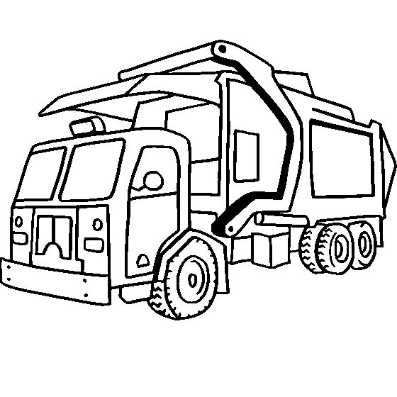 Top 25 Free Printable Truck Coloring Pages Online | Truck coloring pages,  Monster truck coloring pages, Garbage truck