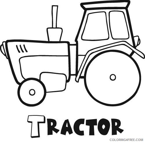 tractor coloring pages for preschooler Coloring4free ...