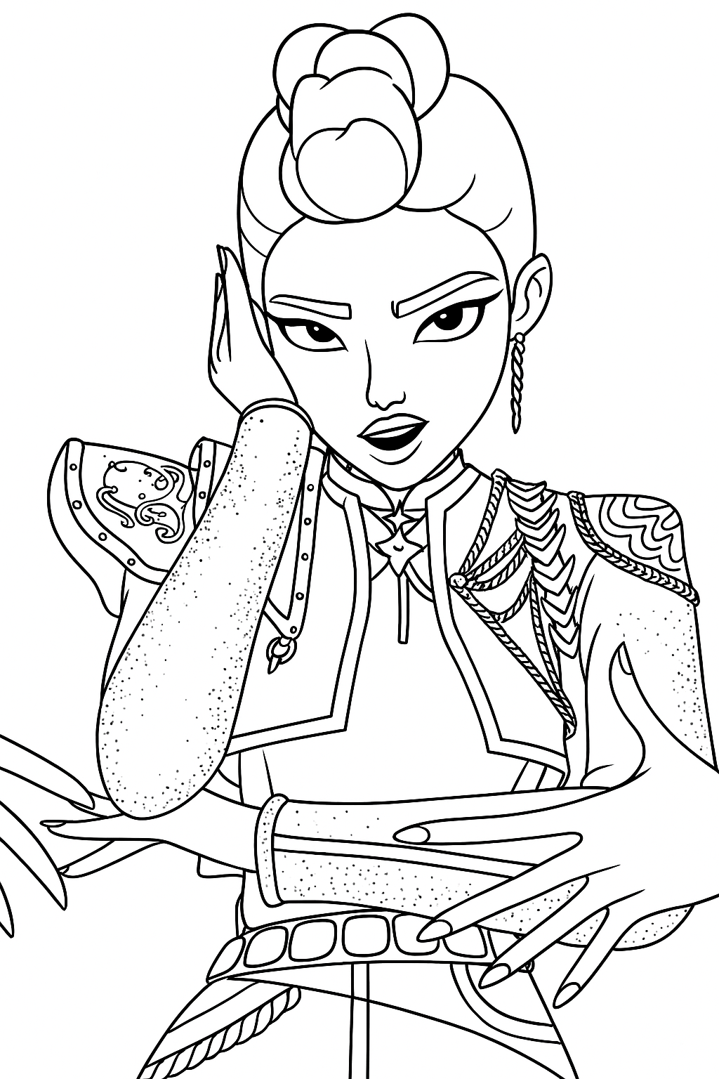 KPop Demon Hunters coloring pages - YouLoveIt.com