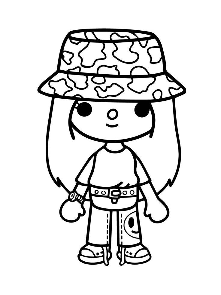 Toca Boca coloring pages