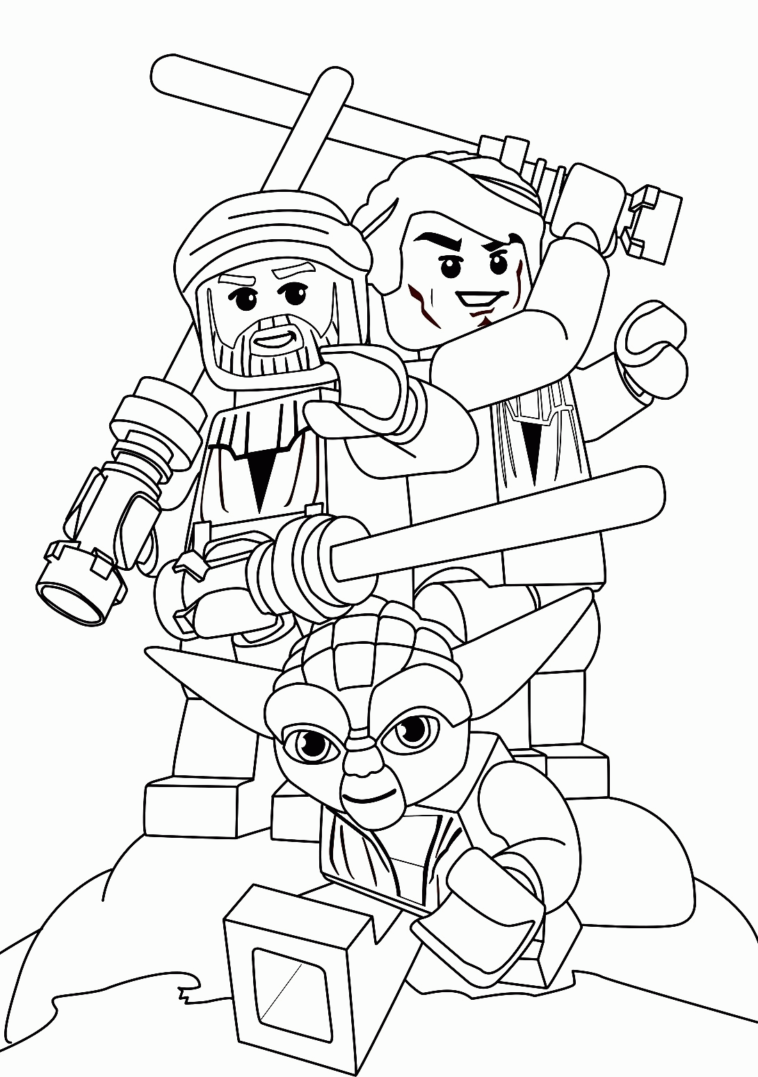coloring pages star war - Clip Art Library