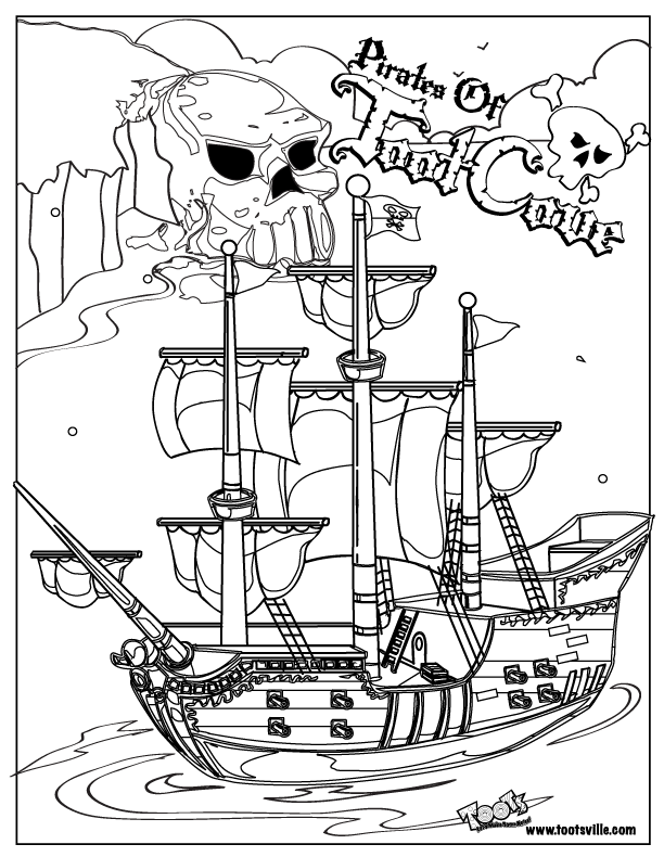 Pirate Ship Coloring Pages Printable - Get Coloring Pages