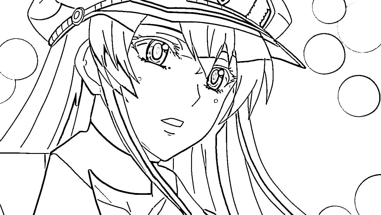 Coloring page Akame Print Free