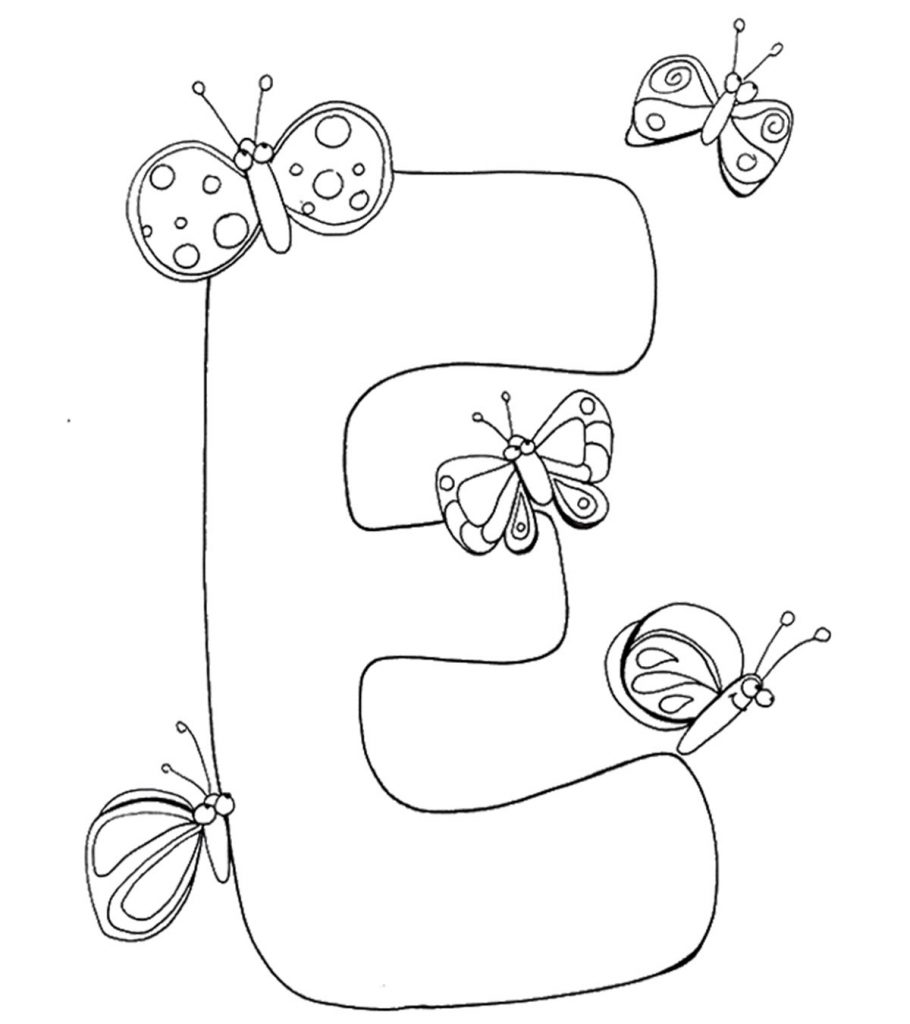 Top 10 Free Printable Letter E Coloring Pages Online