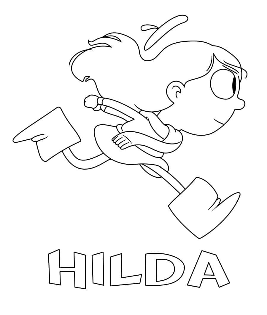 Hilda Coloring Pages - Printable coloring pages | WONDER DAY — Coloring  pages for children and adults