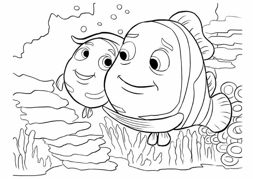 Nemo Coloring Pages - Free Printable Coloring Pages for Kids