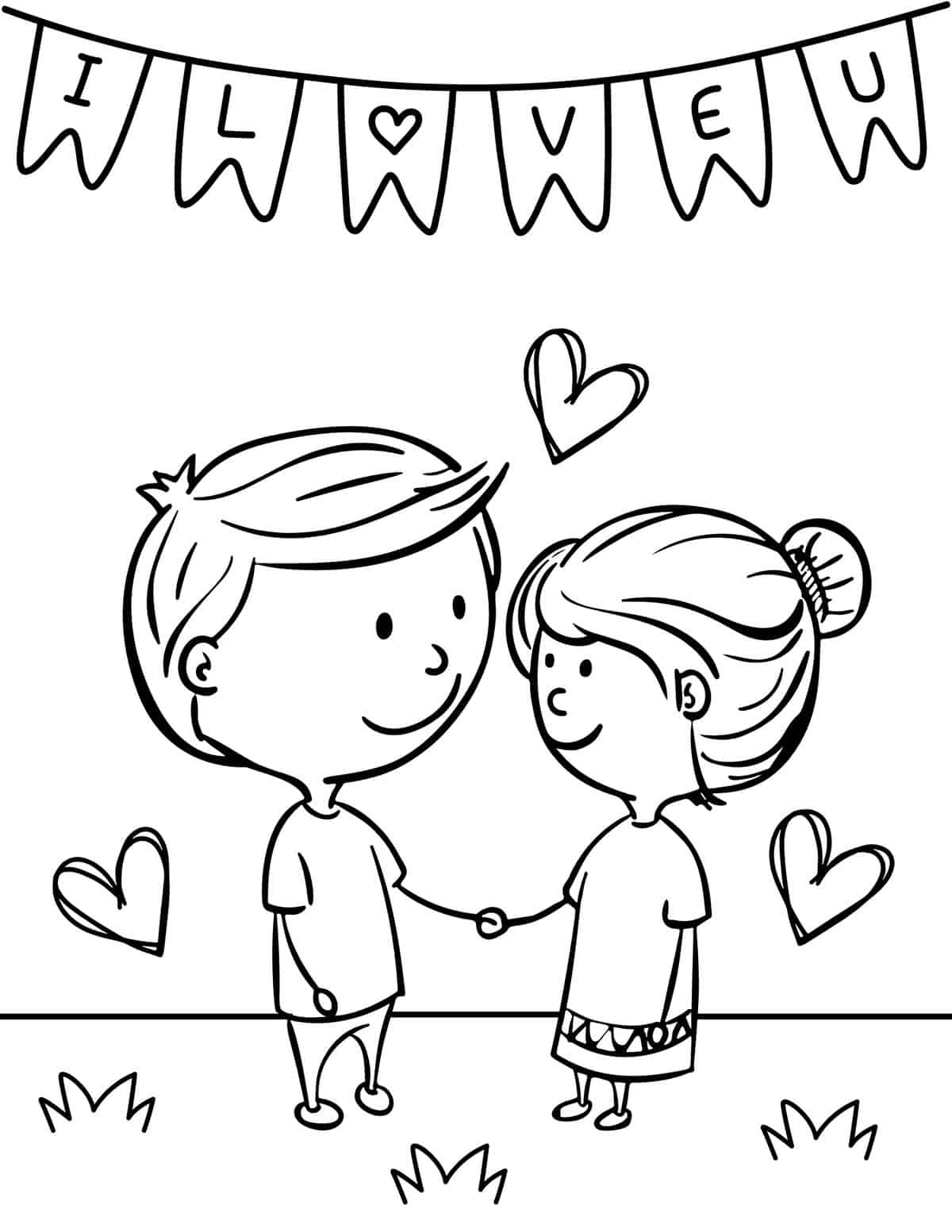 20 Free Valentine's Day Coloring Pages for Kids - Prudent Penny Pincher