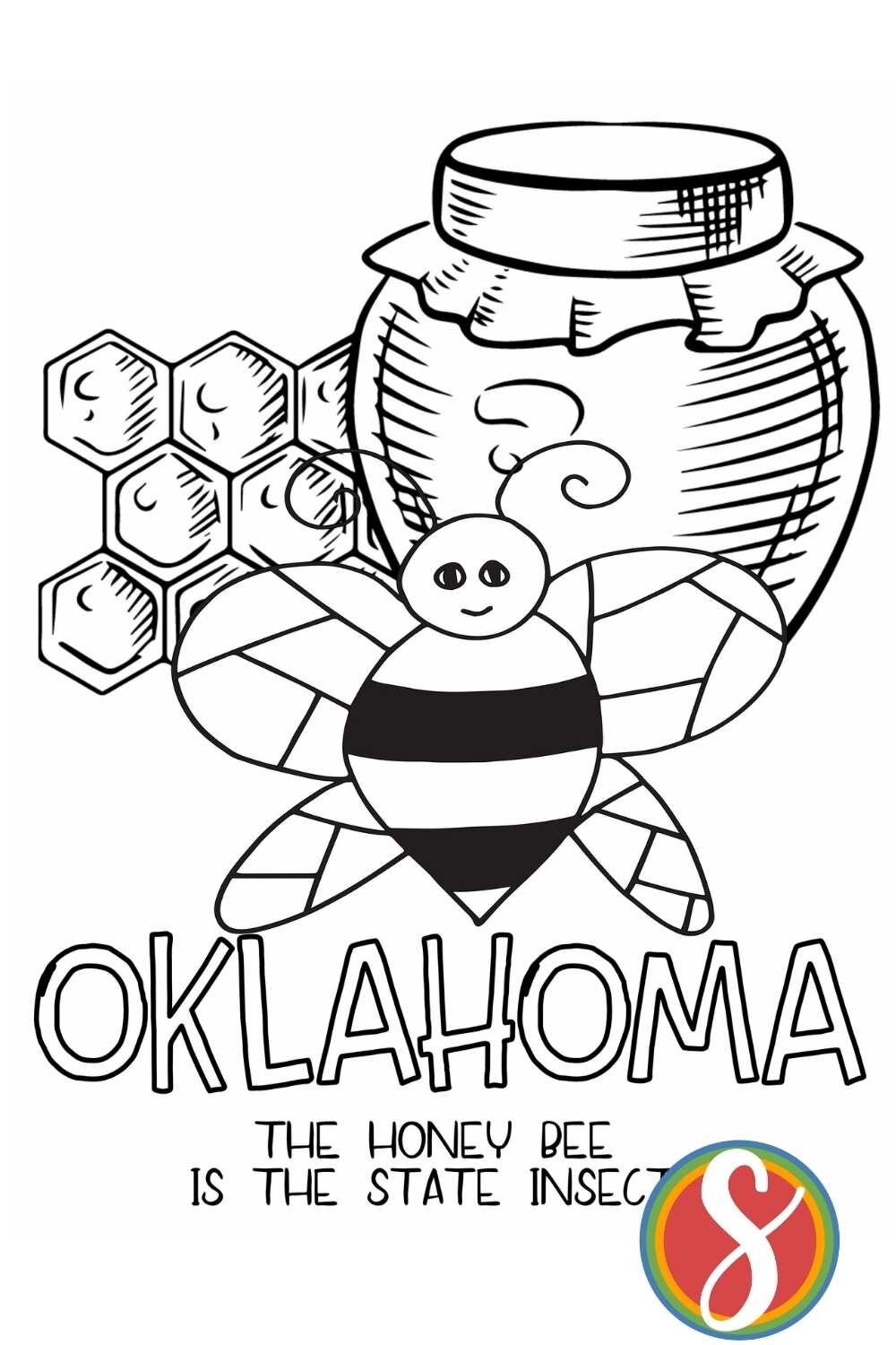 Free Oklahoma Coloring Pages — Stevie Doodles