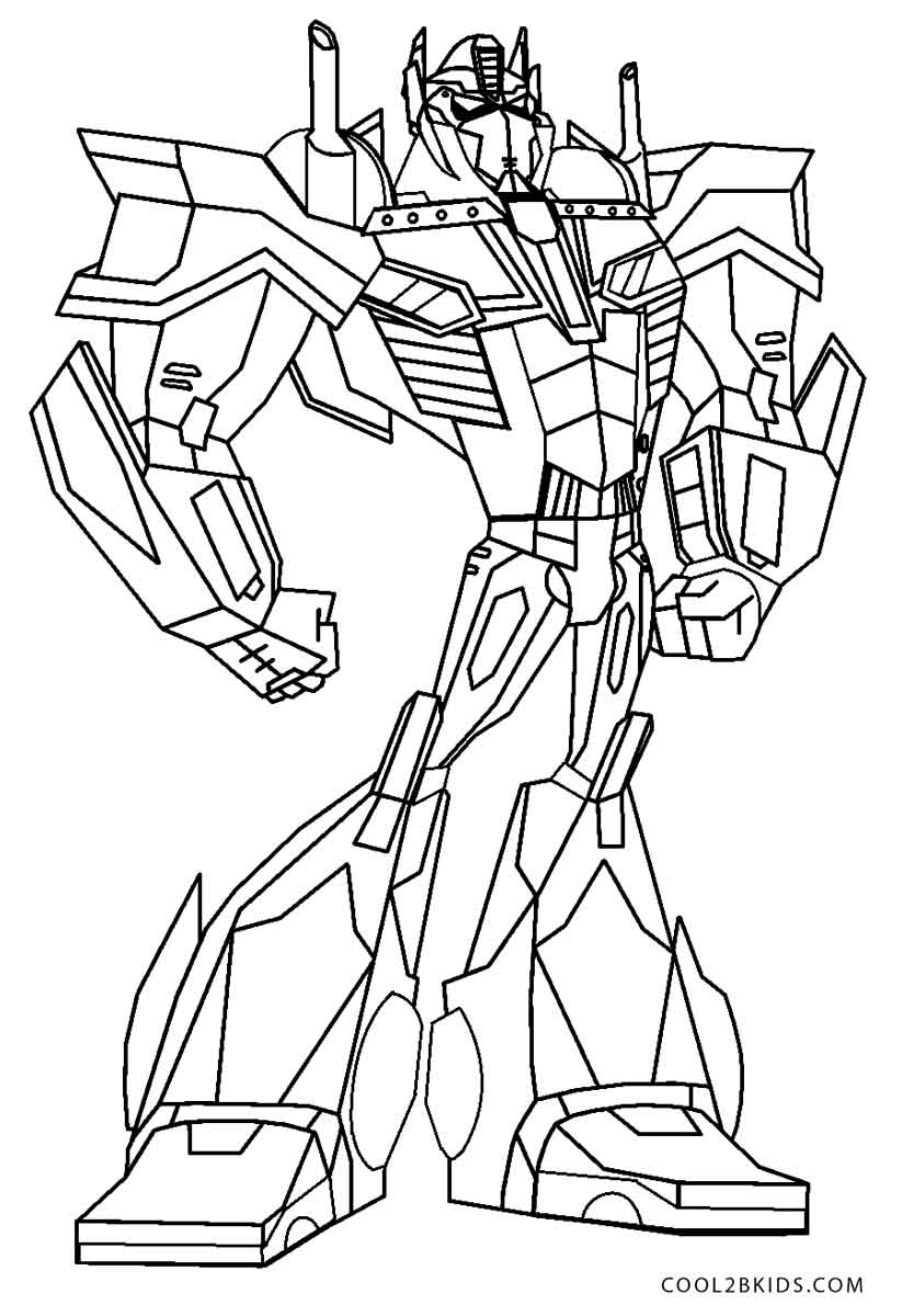 Free Printable Transformer Coloring ...