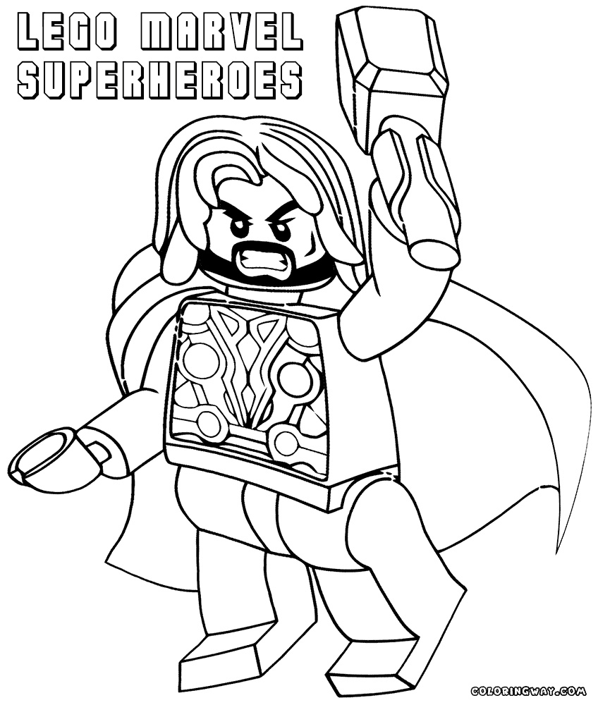 Lego superheroes coloring pages | Coloring pages to download and print