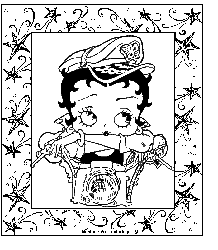 Betty Boop Coloring Pages | Coloring Pages To Print