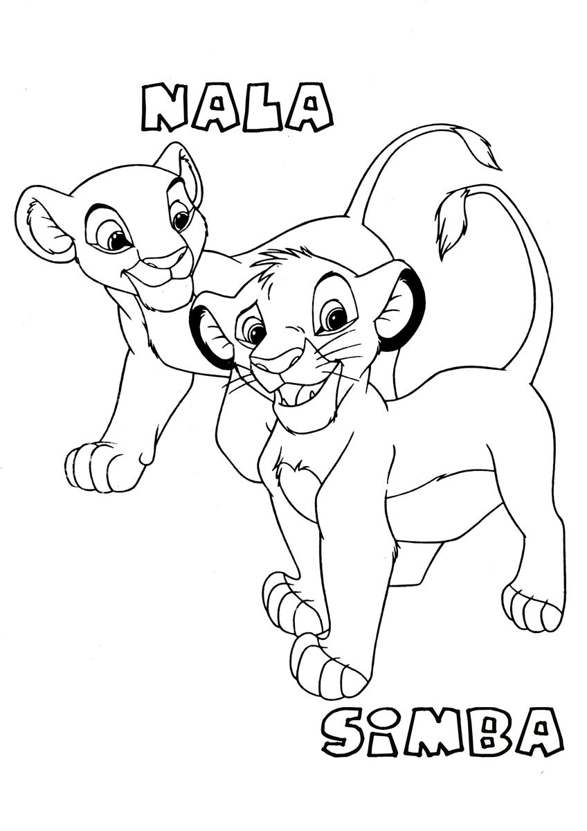 Free Printable The Lion King Coloring Pages - Coloring pages