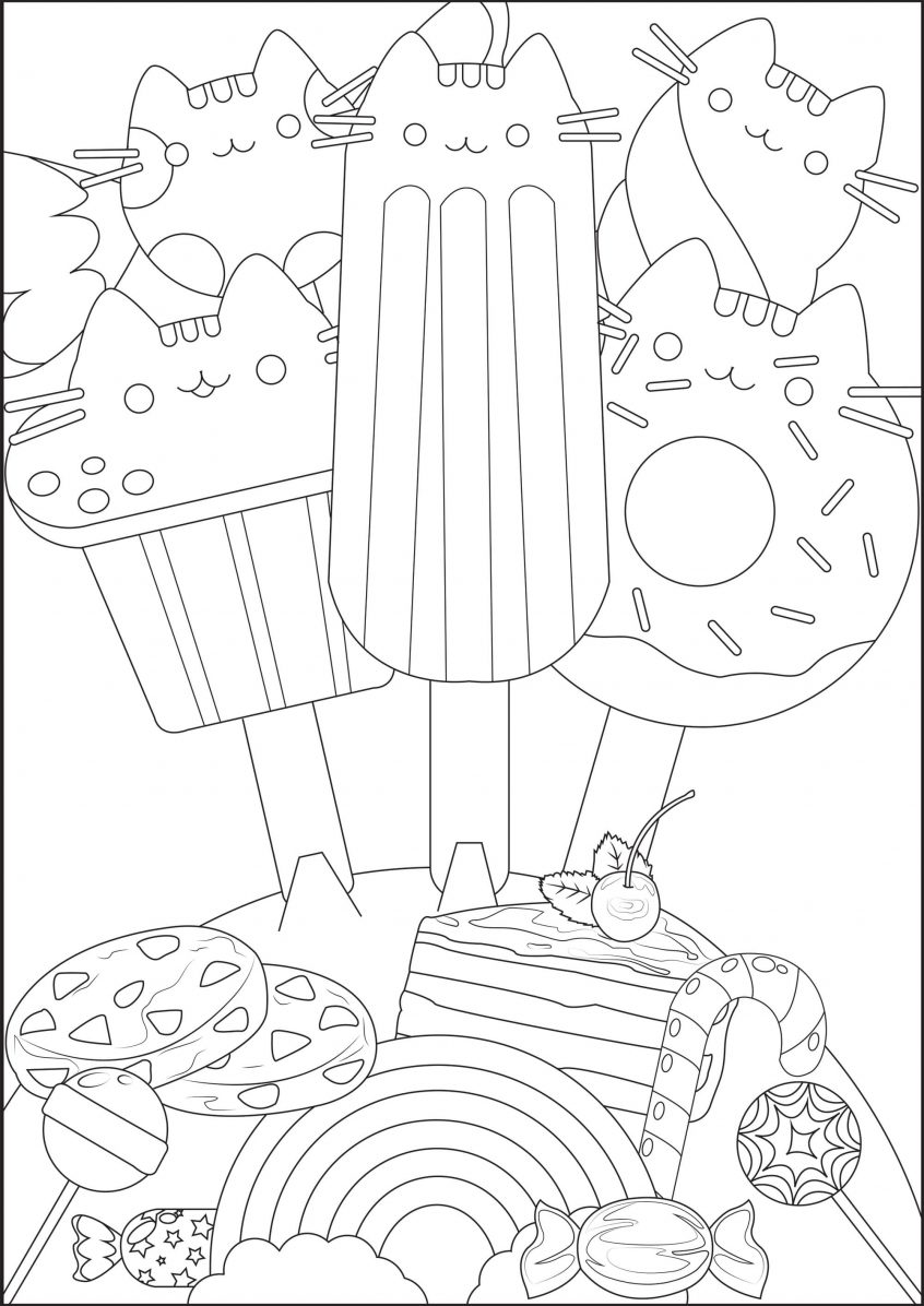 Best Coloring: Pusheen Coloring Pages Three Little Pigs ...