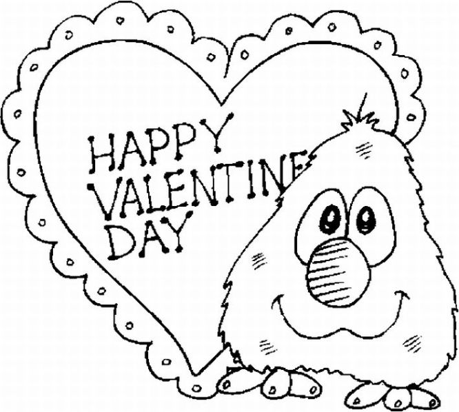 Free Valentine Color Pages Worksheets Archives - gobel coloring page