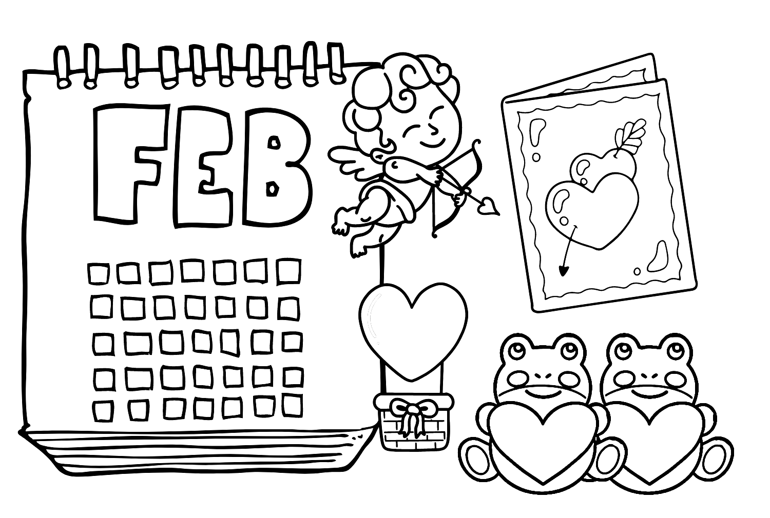 February Coloring Pages | Made By Teachers
