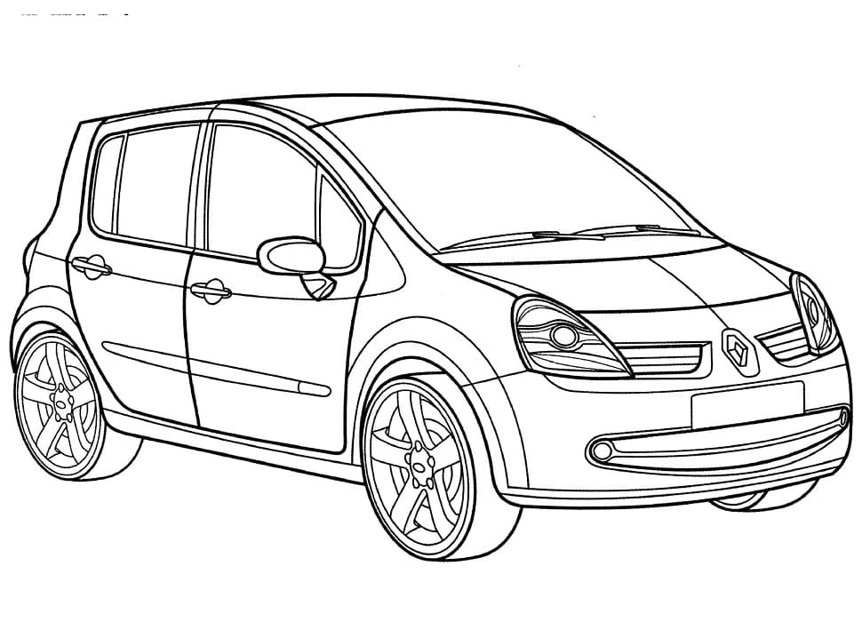 Renault Modua coloring page - Download ...