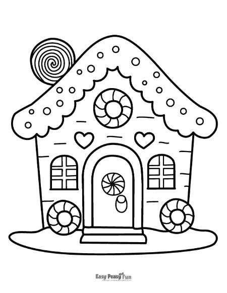 Free Printable Gingerbread House ...