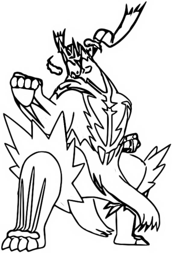 Coloring page Gigantamax Pokémon ...