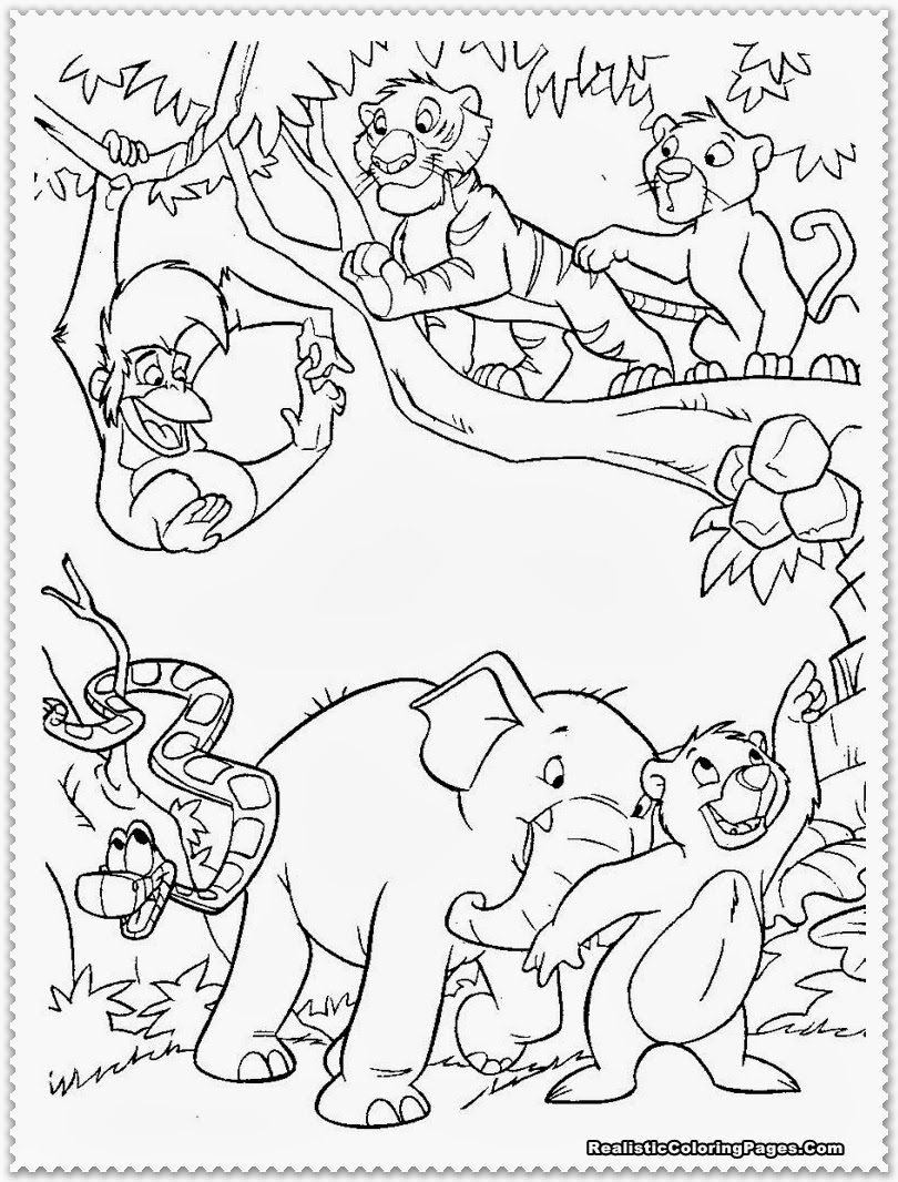 astounding Jungle Animal Coloring Pages - spectacular Coloring ...