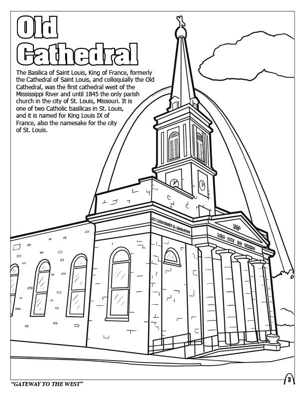Coloring Books | Saint Louis 'Gateway to the West' Coloring Book