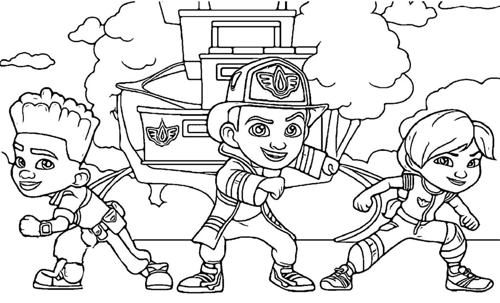 Coloring Pages firebuds 13 – Coloring Pages