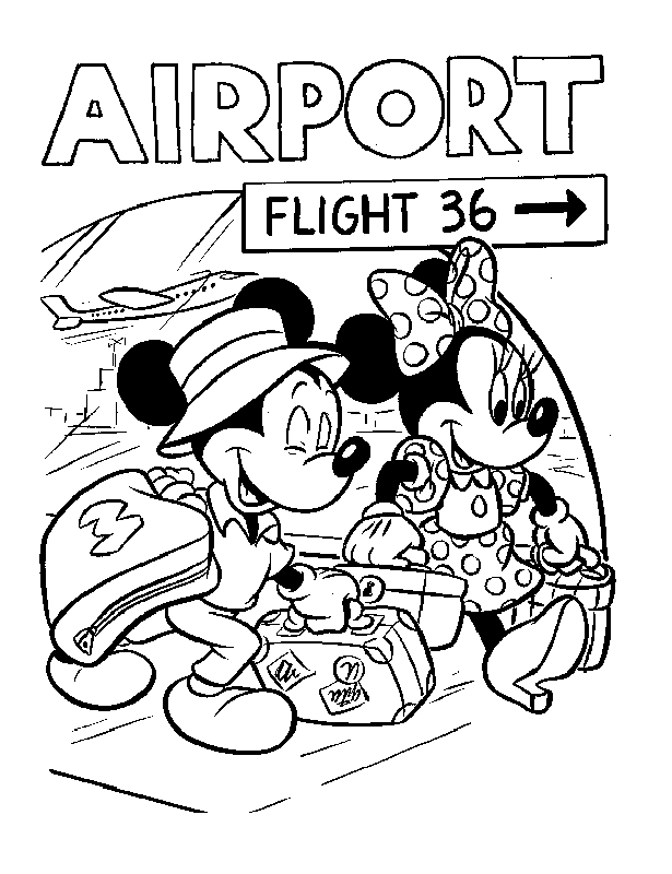 Airport Coloring Pages - Best Coloring Pages For Kids