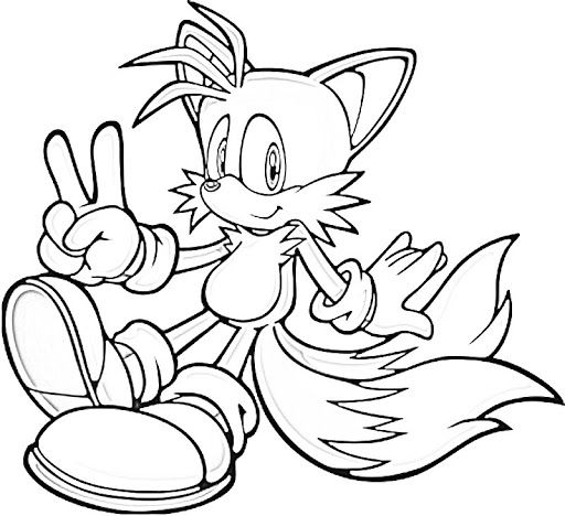 Sonic Coloring Pages Tails | Free Coloring Pages | Free coloring pages, Coloring  pages, Monster coloring pages
