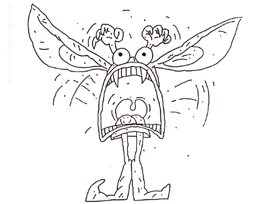 Aaahh! Real Monsters Coloring Pages | Coloring Books at Retro Reprints -  The world's largest coloring book archive!