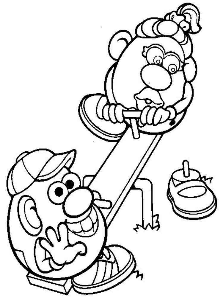 Mr Potato Head coloring pages