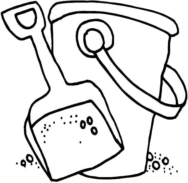 Pin on Bucket Coloring Pages