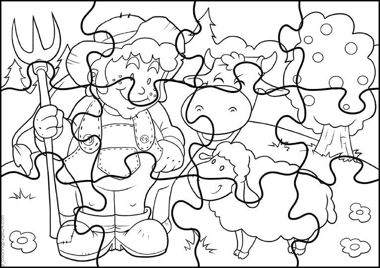 Jigsaw Puzzle 2 | Coloring Pages 24
