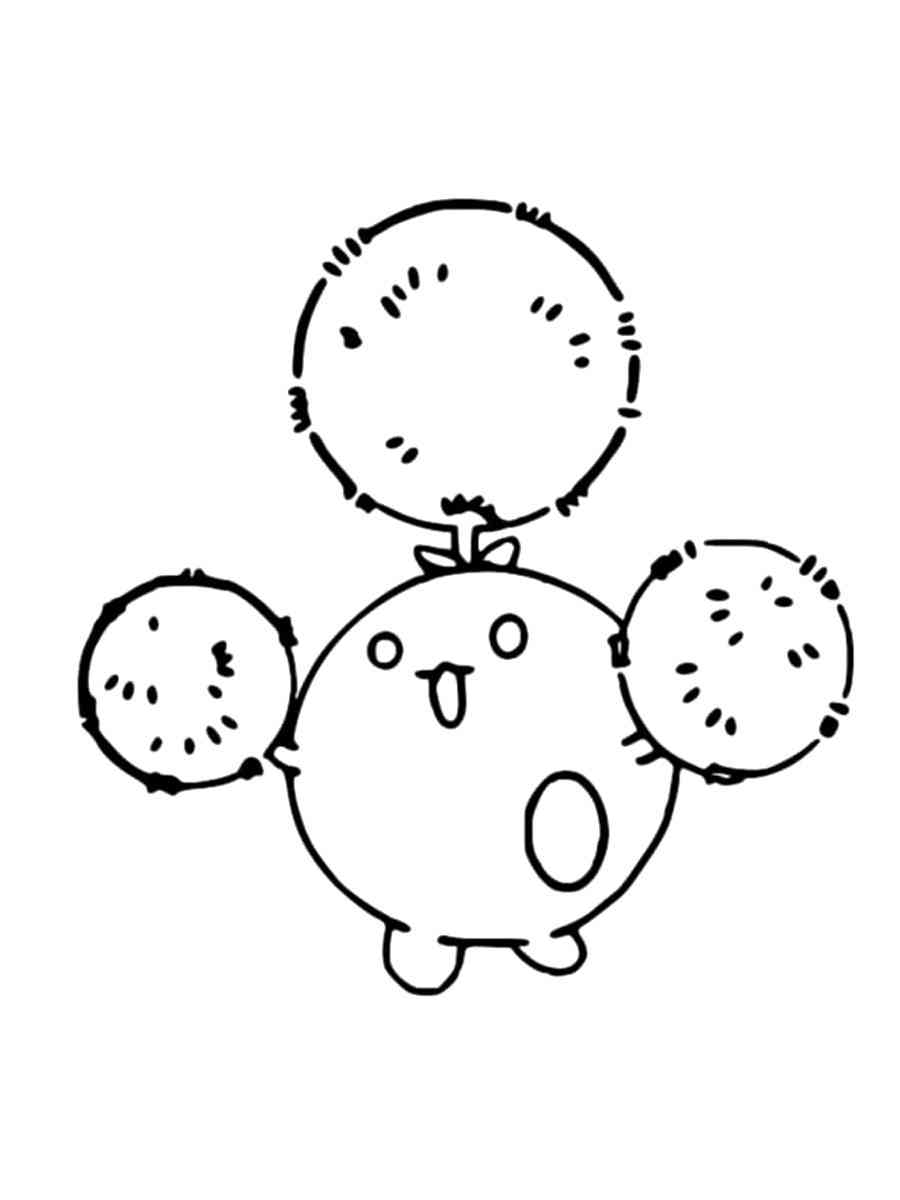 Jumpluff Pokemon coloring pages - Free Printable