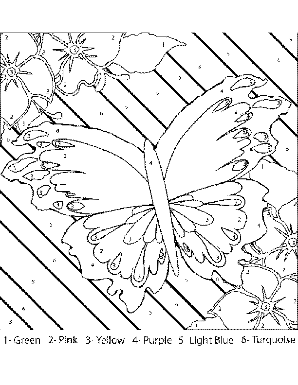 Coloring by numbers | Color By ...