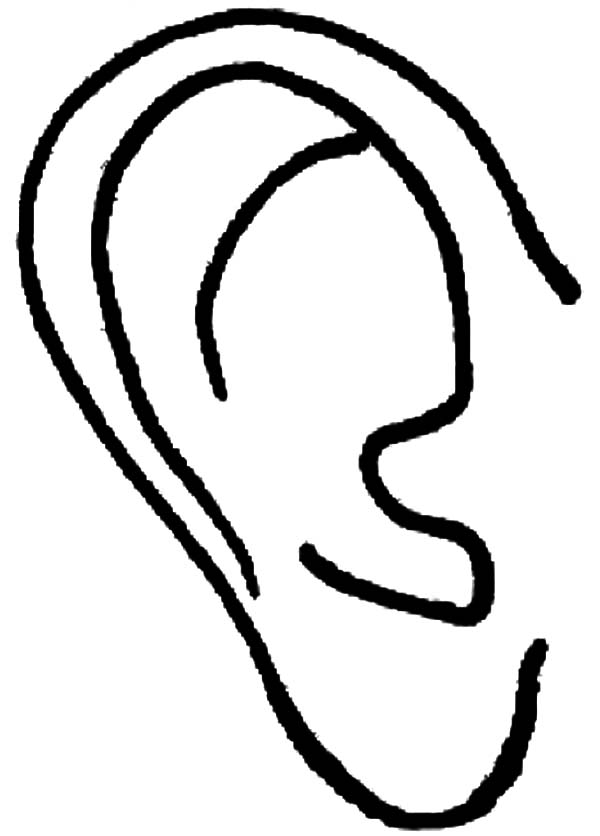 My Ear Can Hear You Coloring Pages: My Ear Can Hear You Coloring ...