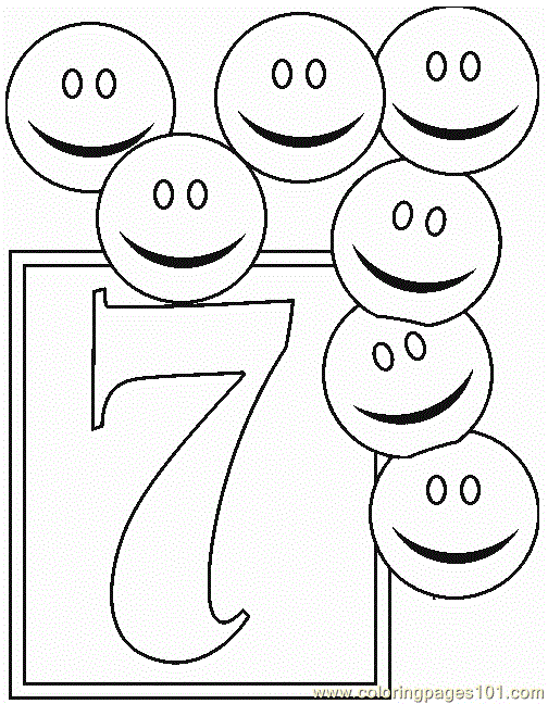 Numbers 7 Coloring Pages 7 Com Coloring Page - Free Numbers ...