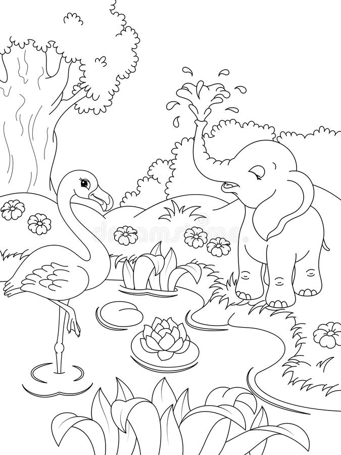 Nature Animals Coloring Pages