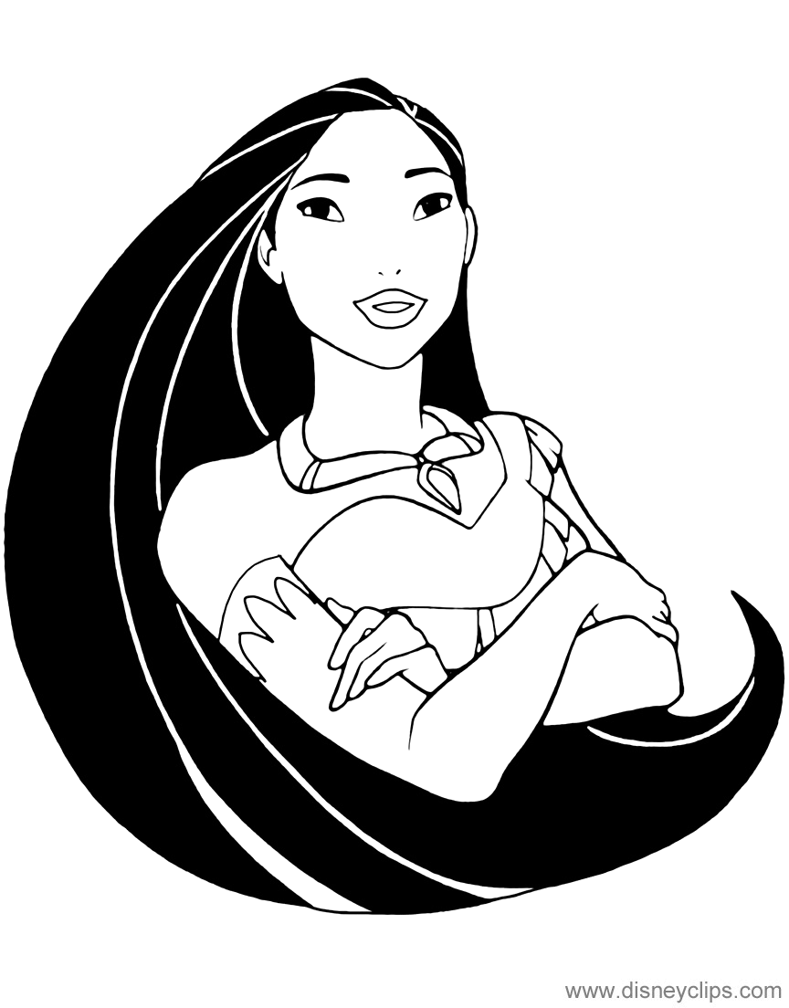 Disney's Pocahontas Coloring Pages | Disneyclips.com