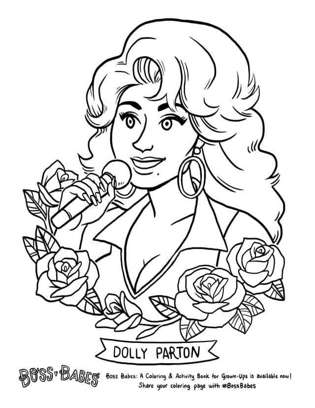 Pin by Amber Bryant on Dolly Parton | Coloring pages, Coloring books, Color