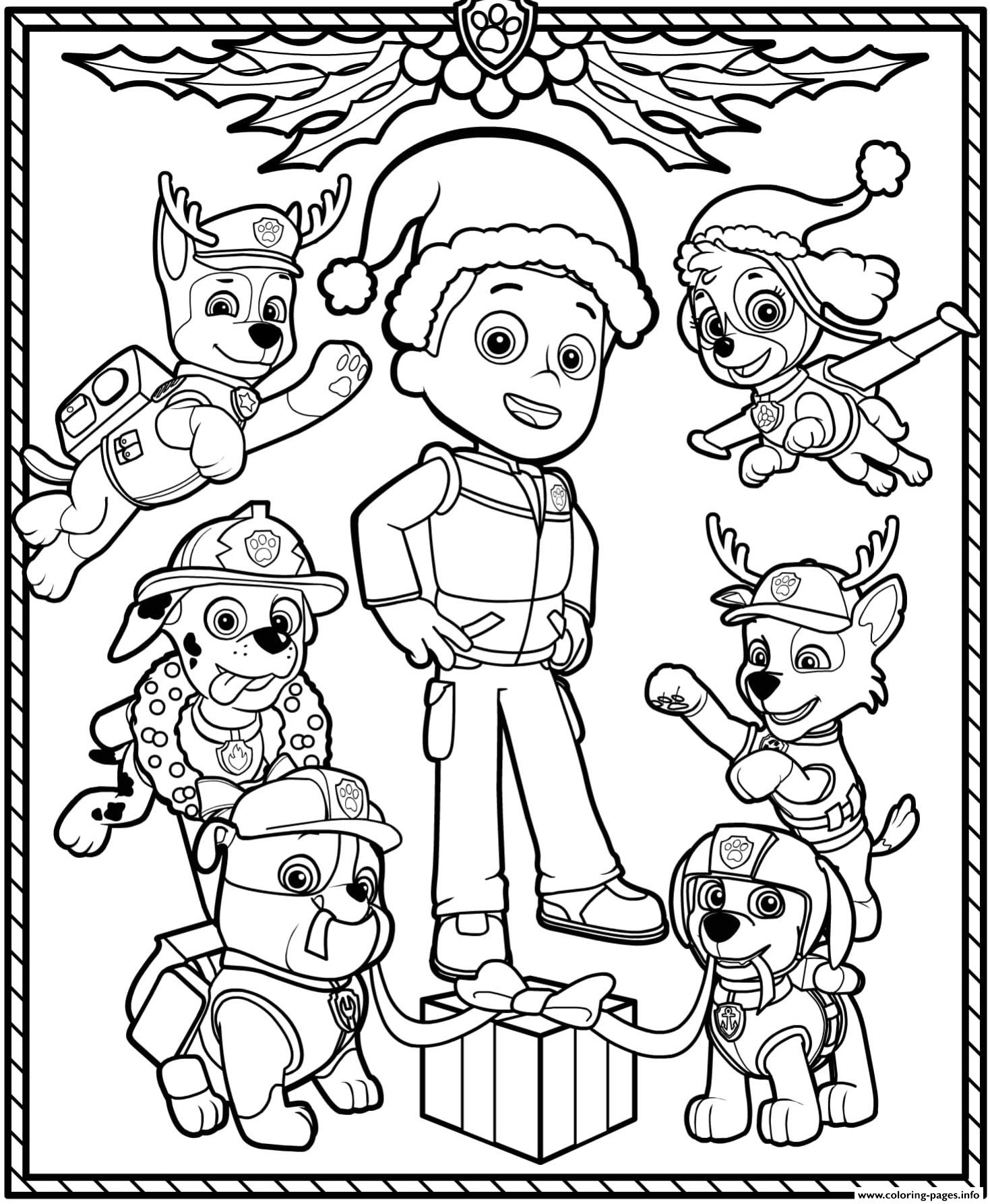 Printableloring 1547499657paw Patrol Holiday Christmas Paw Pages Halloween  For Kids Episodes To Print – Slavyanka