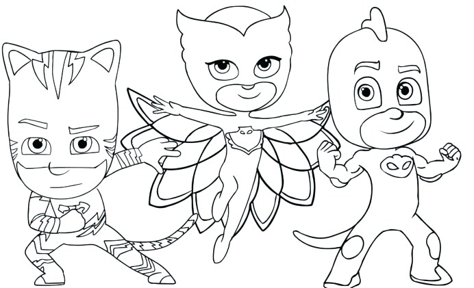 kontakt bendžo Dinkarville pj masks coloring book - herbandedi.org