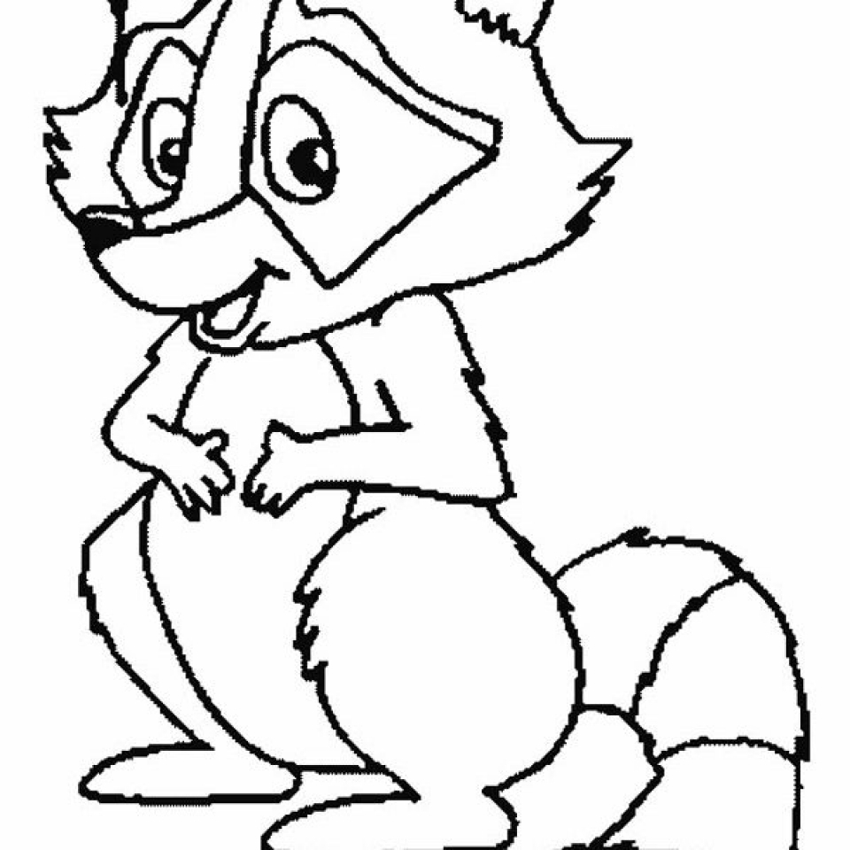 Get This Free Raccoon Coloring Pages to Print 33958 !