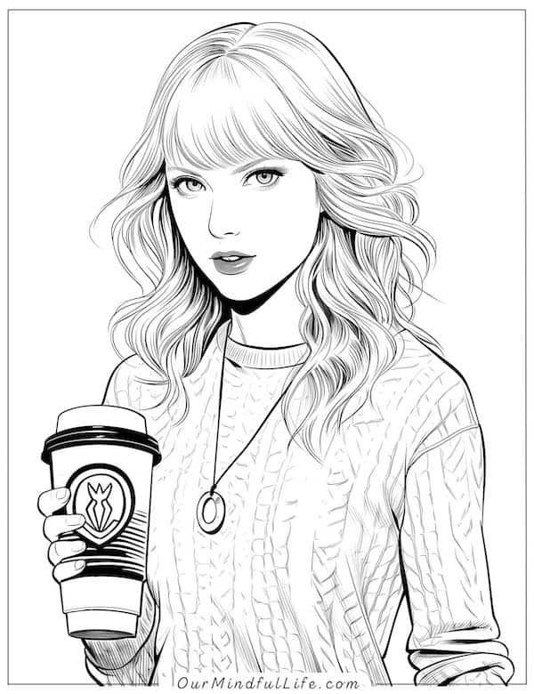 30 Amazing Taylor Swift Coloring Pages ...