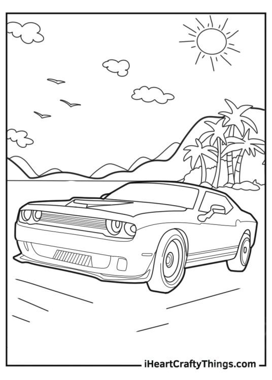 Cool Car Coloring Pages (100% Free ...