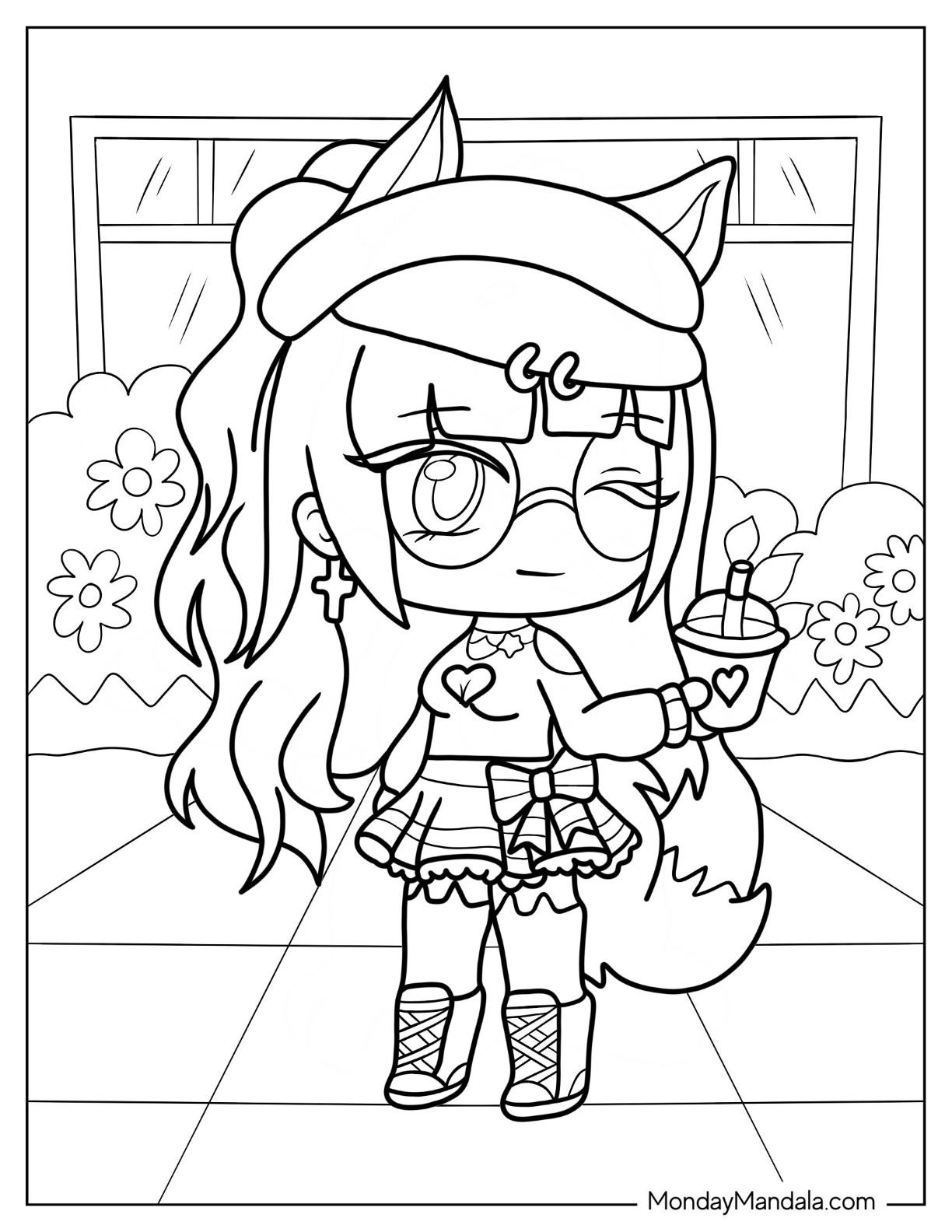 20 Gacha Life Coloring Pages (Free PDF ...