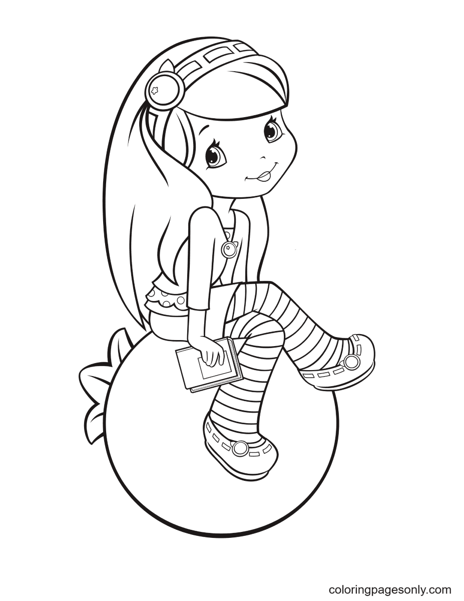 Plum Pudding and Berrykin Coloring Pages - Strawberry Shortcake Coloring  Pages - Coloring Pages For Kids And Adults