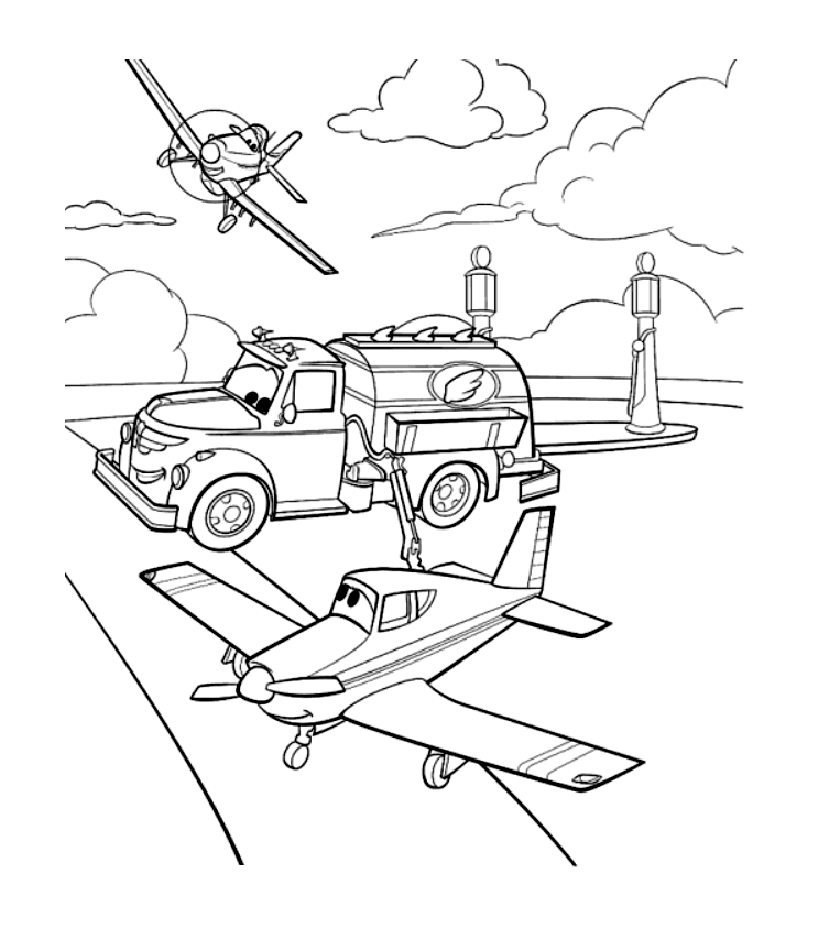 Drawing Planes #132688 (Animation Movies) – Printable coloring pages