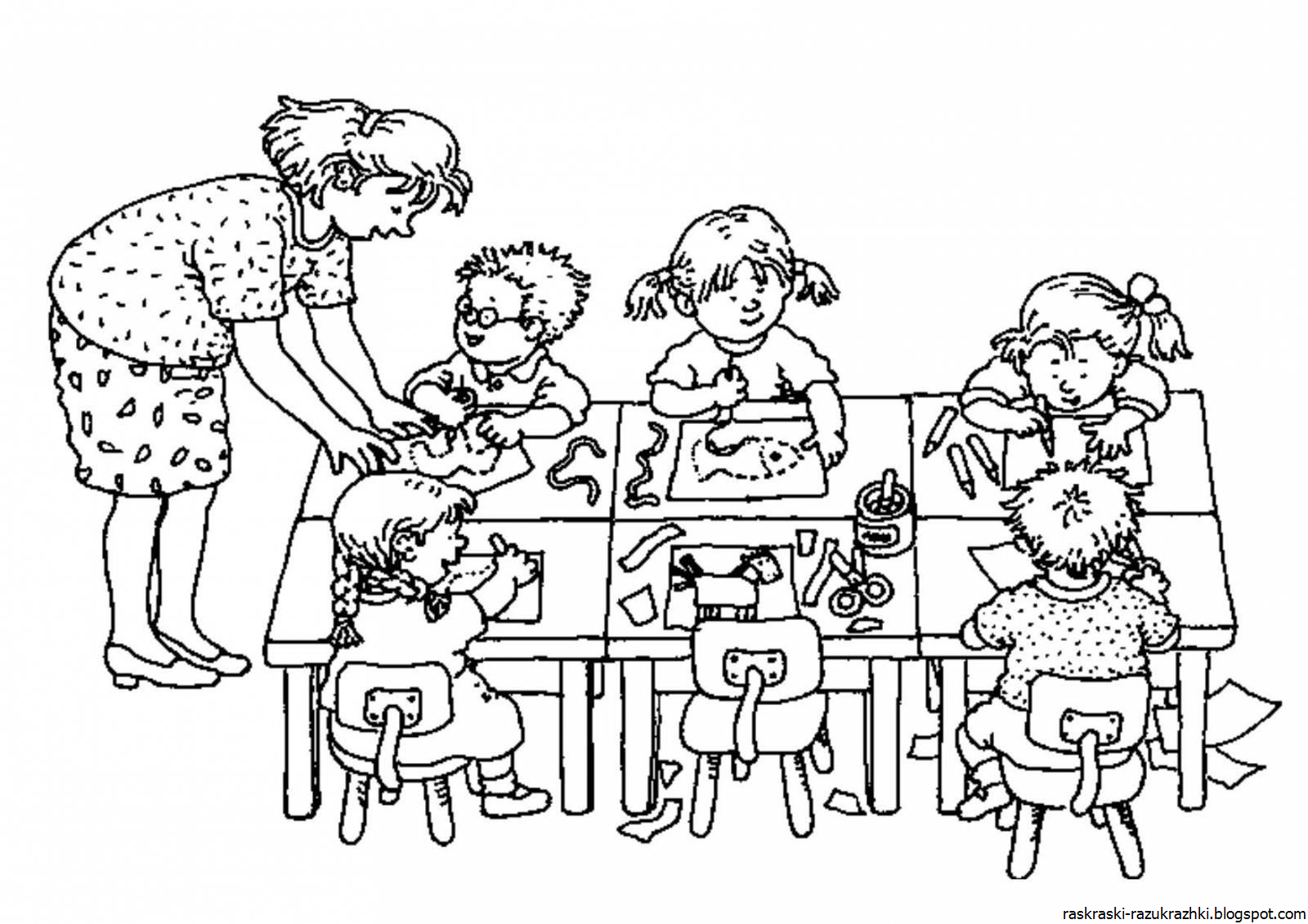 Doing work Coloring Page for Kids - Free School Printable Coloring Pages  Online for Kids - ColoringPages101.com | Coloring Pages for Kids