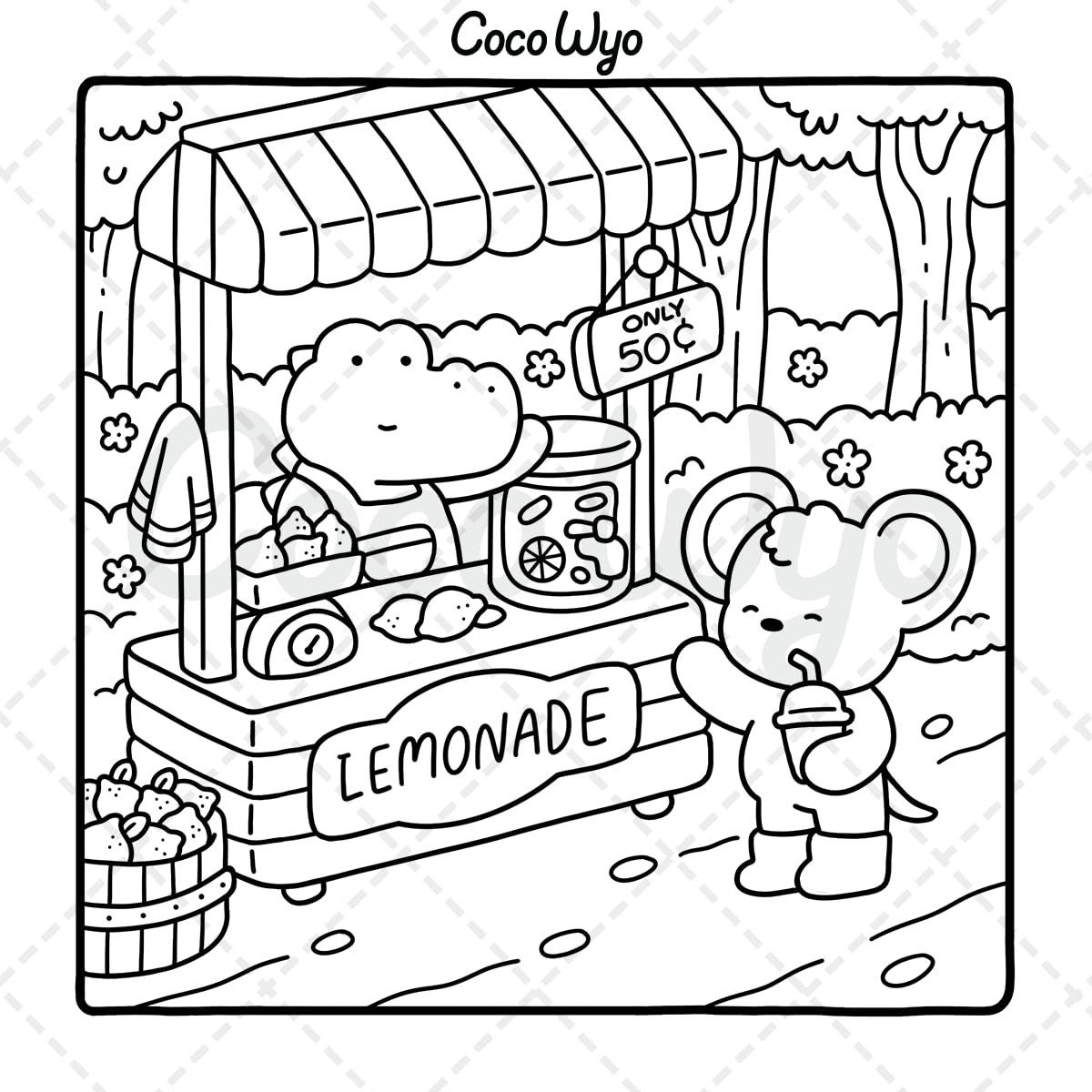 Cozy Friends Coloring Book - COCO WYO