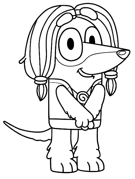 Drawing 11 from Bluey coloring page