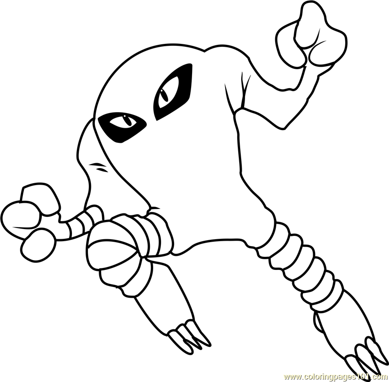 Hitmonlee Pokemon Coloring Page for Kids - Free Pokemon Printable Coloring  Pages Online for Kids - ColoringPages101.com | Coloring Pages for Kids